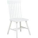  Coaster Furniture Andrews 122502WHT Set of 2 Windsor Spindle Back Dining Side Chair - White IMAGE 3