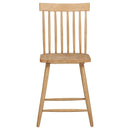  Coaster Furniture Andrews 122509 Set of 2 Windsor Counter Height Dining Side Chair - Light Ash IMAGE 11