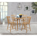  Coaster Furniture Andrews 122509 Set of 2 Windsor Counter Height Dining Side Chair - Light Ash IMAGE 13