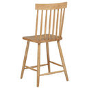  Coaster Furniture Andrews 122509 Set of 2 Windsor Counter Height Dining Side Chair - Light Ash IMAGE 7