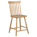  Coaster Furniture Andrews 122509 Set of 2 Windsor Counter Height Dining Side Chair - Light Ash IMAGE 8