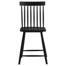  Coaster Furniture Andrews 122509BLK Set of 2 Windsor Counter Height Dining Side Chair - Black IMAGE 10