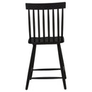  Coaster Furniture Andrews 122509BLK Set of 2 Windsor Counter Height Dining Side Chair - Black IMAGE 11
