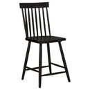  Coaster Furniture Andrews 122509BLK Set of 2 Windsor Counter Height Dining Side Chair - Black IMAGE 7