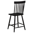  Coaster Furniture Andrews 122509BLK Set of 2 Windsor Counter Height Dining Side Chair - Black IMAGE 9