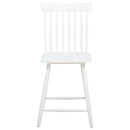  Coaster Furniture Andrews 122509WHT Set of 2 Windsor Counter Height Dining Side Chair - White IMAGE 12