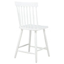  Coaster Furniture Andrews 122509WHT Set of 2 Windsor Counter Height Dining Side Chair - White IMAGE 2
