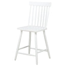  Coaster Furniture Andrews 122509WHT Set of 2 Windsor Counter Height Dining Side Chair - White IMAGE 3