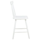  Coaster Furniture Andrews 122509WHT Set of 2 Windsor Counter Height Dining Side Chair - White IMAGE 4