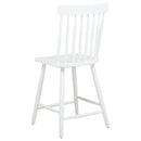  Coaster Furniture Andrews 122509WHT Set of 2 Windsor Counter Height Dining Side Chair - White IMAGE 7