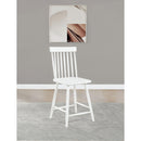  Coaster Furniture Andrews 122509WHT Set of 2 Windsor Counter Height Dining Side Chair - White IMAGE 9