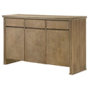  Coaster Furniture Adina 193615 3-door 59-inch Sideboard Server  - Distressed Light Brown IMAGE 1