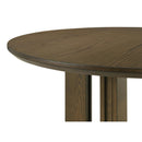  Coaster Furniture Ottowa 193660 47-inch Round Wood Dining Table with Shelf - Brown IMAGE 5