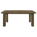  Coaster Furniture Ottowa 193661 71-inch Rectangular Wood Dining Table - Brown IMAGE 9