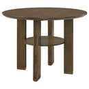  Coaster Furniture Ottowa 193668 47-inch Round Counter Height Dining Table - Brown IMAGE 1