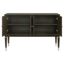  Coaster Furniture Reseda 193675 4-door Dining Sideboard Server with Shelves - Ash Brown IMAGE 10