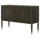  Coaster Furniture Reseda 193675 4-door Dining Sideboard Server with Shelves - Ash Brown IMAGE 2