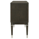  Coaster Furniture Reseda 193675 4-door Dining Sideboard Server with Shelves - Ash Brown IMAGE 5