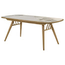  Coaster Furniture Croyden 193731 73-inch Rectangular Dining Table - Weathered Natural IMAGE 3