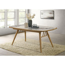 Coaster Furniture Croyden 193731 73-inch Rectangular Dining Table - Weathered Natural IMAGE 5