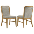  Coaster Furniture Croyden 193732 Set of 2 Dining Side Chair - Weathered Natural IMAGE 1