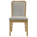  Coaster Furniture Croyden 193732 Set of 2 Dining Side Chair - Weathered Natural IMAGE 6
