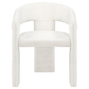  Coaster Furniture Carlow 193813WHT Set of 2 Upholstered Dining Arm Chair - White IMAGE 8