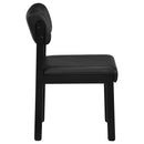  Coaster Furniture Kehoe 193922BLK Set of 2 Upholstered Dining Side Chair - Black IMAGE 10