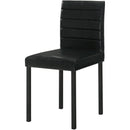  Coaster Furniture Garza 193982 Set of 4 Upholstered Dining Side Chair - Black IMAGE 5