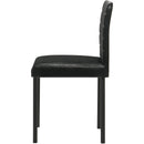  Coaster Furniture Garza 193982 Set of 4 Upholstered Dining Side Chair - Black IMAGE 6