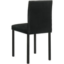  Coaster Furniture Garza 193982 Set of 4 Upholstered Dining Side Chair - Black IMAGE 7