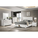  Coaster Furniture Felicity 203510KW California King Storage Bed - White High Gloss IMAGE 9