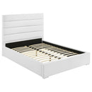  Coaster Furniture Felicity 203511F 53-inch Upholstered Full Platform Bed - White IMAGE 1
