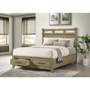  Coaster Furniture Hazlewood 207530KE 59-inch Eastern King Storage Bed - Vineyard Oak IMAGE 4