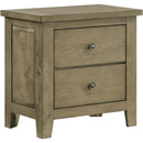  Coaster Furniture Hazlewood 207532 2-drawer Nightstand Bedside Table - Vineyard Oak IMAGE 1