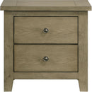 Coaster Furniture Hazlewood 207532 2-drawer Nightstand Bedside Table - Vineyard Oak IMAGE 3