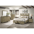  Coaster Furniture Hazlewood 207534 Dresser Mirror - Vineyard Oak IMAGE 4