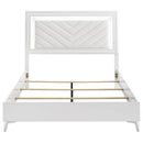  Coaster Furniture Cassia 215791Q Queen LED Panel Bed - White High Gloss IMAGE 11