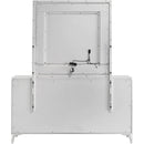  Coaster Furniture Cassia 215793M 6-drawer Dresser Cabinet with Mirror - White High Gloss IMAGE 5