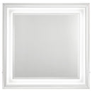  Coaster Furniture Cassia 215794 Dresser Mirror - White High Gloss IMAGE 1