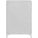  Coaster Furniture Cassia 215795 5-drawer Bedroom Chest - White High Gloss IMAGE 5