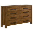  Coaster Furniture Adderley 215853 8-drawer Bedroom Dresser Cabinet - Warm Brown IMAGE 1