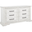  Coaster Furniture McKinney 215873 6-drawer Bedroom Dresser Cabinet - Vintage White IMAGE 1