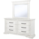  Coaster Furniture McKinney 215873M 6-drawer Bedroom Dresser with Mirror - Vintage White IMAGE 4
