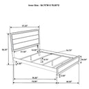  Coaster Furniture Valen 215911F Wood Full Panel Bed - Light Taupe IMAGE 10
