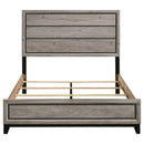  Coaster Furniture Valen 215911Q Wood Queen Panel Bed - Light Taupe IMAGE 2