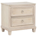  Coaster Furniture Pembroke 215922 2-drawer Nightstand Bedside Table - Washed Oak IMAGE 1