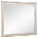  Coaster Furniture Pembroke 215924 Dresser Mirror - Washed Oak IMAGE 2