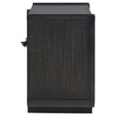  Coaster Furniture Leandro 222492 2-drawer LED Nightstand with USB - Burnished Black IMAGE 3