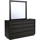  Coaster Furniture Leandro 222493M 8-drawer Bedroom Dresser with Mirror - Burnished Black IMAGE 1